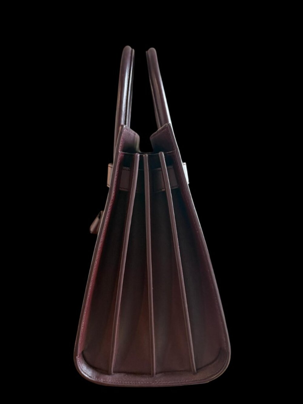 Saint Laurent Sac de Jour Small Burgundy Leather | Full Kit - Picture 12 of 15